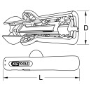 Rundkabelmantler, 8-13mm - KS Tools 115.1006