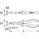 ERGOTORQUE Flachzange, 200mm - KS Tools 115.1017