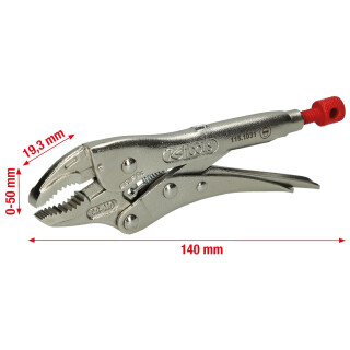 Gripzange, 50mm, 140mm - KS Tools 115.1031