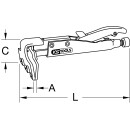 Schweiß-Gripzange, 205 mm - KS Tools 115.1080