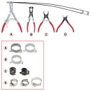 KFZ Schlauchschellenzangen-Satz, 4-tlg - KS Tools 115.1104