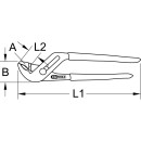 Profi-Wasserpumpenzange, 77mm - KS Tools 115.1352