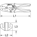 Crimpzange für Westernstecker, RJ11/12 - KS Tools...
