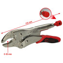 Gripzange mit Easy-Release,30mm,L=125mm - KS Tools 115.2031