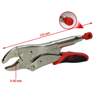 Gripzange mit Easy-Release,40mm,L=175mm - KS Tools 115.2032