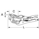 Schweiß-Gripzange mit Easy-Release, 65mm, L=260mm - KS Tools 115.2079