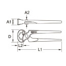 Selbstöffnende Monierzange, 280mm - KS Tools 116.1412