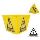 Dachaufsteller mit Blitzsymbol und Magnet - KS Tools...