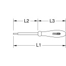ERGOTORQUE VDE Innenvierkant-Schraubendreher #1, 255mm - KS Tools 117.0592