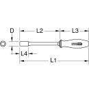Stecknuss-Schraubendreher mit Schutzisolierung, 3,5mm -...