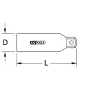 Reduzieradapter mit Schutzisolierung, 3/8"F x...