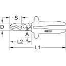1000V Zwei-Schneiden-Kabelschere, 200mm - KS Tools 117.1270