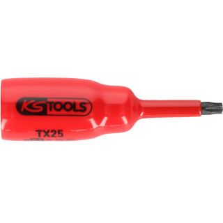 3/8" Bit-Stecknuss mit Schutzisolierung für Torx-Schrauben, T10, kurz - KS Tools 117.2454