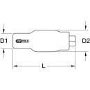 3/8" Festeingestellter Drehmomentbegrenzer mit Schutzisolierung, 12Nm - KS Tools 117.3802