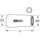 3/8" Stecknuss mit Schutzisolierung, 11mm - KS Tools...