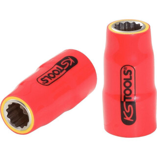 3/8" Stecknuss mit Schutzisolierung, 14mm - KS Tools 117.3839