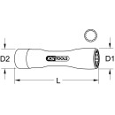 3/8" Stecknuss mit Schutzisolierung, XL, 13mm - KS...