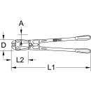 Bolzenschneider mit Rohrgriff, 65mm - KS Tools 118.0118