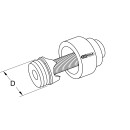 Schraublochstanze mit Spanbruch, 16,5mm - KS Tools 129.0204