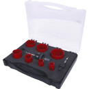 Sanitär-Lochsägen-Satz, 9-tlg - KS Tools 129.5575