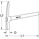 Schlackehammer - KS Tools 140.1220