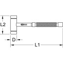 Messinghammer, 230mm - KS Tools 140.2081