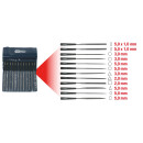 Nadelfeilen-Satz mit Kunststoffheft, 12-tlg - KS Tools...
