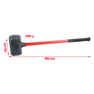 Rückschlagfreier Schonhammer, XL, 5500g - KS Tools 140.5259