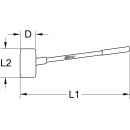 Rückschlagfreier Schonhammer, XL, 5500g - KS Tools 140.5259