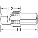 Gewindeschneider mit Führungsbolzen für NOX-Sensoren, M20x1,5 - KS Tools 150.2544