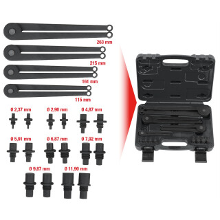 Zweilochmutterndreher-Satz, 20-tlg - KS Tools 150.3205