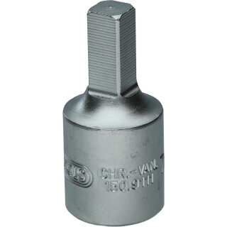 3/8" Öldienst-Bit-Stecknuss für Innenvierkant-Schrauben, 7 mm - KS Tools 150.9111