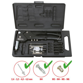 Universal-Handnietzangen-Satz, 10-tlg - KS Tools 150.9610