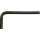 Innensechskant-Winkelstiftschlüssel phosphatiert, kurz, 1/8" - KS Tools 151.2635