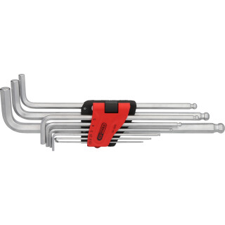 Kugelkopf-Innensechskant-Winkelstiftschlüssel-Satz,XL,9-tlg - KS Tools 151.3220