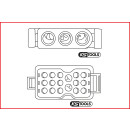 Kabel-Entriegelungswerkzeug für Rundstecker und Rundsteckhülsen 1,5 / 3,5mm - KS Tools 154.0013