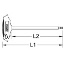 ERGOTORQUEplus® T-Griff RIBE Profil, extra lang, 6 mm...