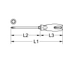 ERGOTORQUEplus Schraubendreher, PZ2, 205mm - KS Tools 159.1041