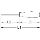 ERGOTORQUEplus Schraubendreher für Innensechskantschrauben, 2,5mm - KS Tools 159.1223