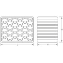 Gummiauflage 06 für Hebebühnen, 160 x 120 x 100...