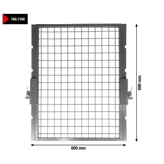 performance Schutzgitter für 50 t Hydraulik-Werkstattpresse - KS Tools 160.1161