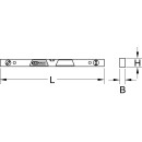 Aluminiumprofil-Wasserwaage,magnetisch,600mm - KS Tools...