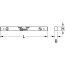 Aluminiumprofil-Wasserwaage,800mm,Feinausrichtung - KS...