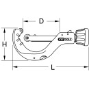 Automatik-Rohrabschneider für Kunststoffrohre, 50-140mm - KS Tools 222.1250