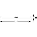 Flexibler Stahlmaßstab, 150mm - KS Tools 300.0101