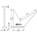 Gehrungswinkel,128mm - KS Tools 300.0218