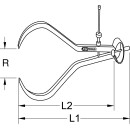 Präzisions-Feder-Greifzirkel-Außentaster,...