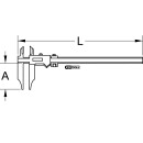 Werkstatt-Messschieber ohne Spitzen, 0-1000mm - KS Tools 300.0563