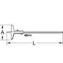 Tiefenmessschieber, 0-300mm, Höhe150mm - KS Tools 300.0575