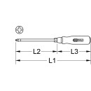 ERGOTORQUE WOOD Schraubendreher, PH1 - KS Tools 300.1011